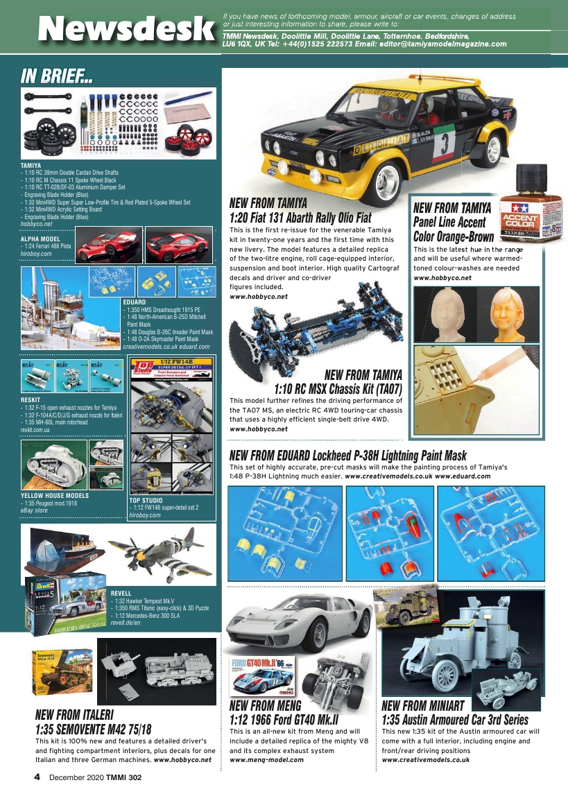 Tamiya Model Magazine 302 (2020-12)